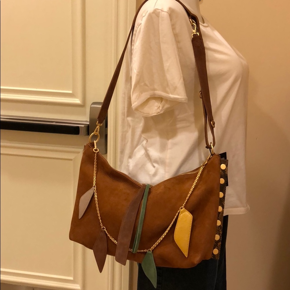 HAMMITT Mr. G Hobo Bag - Cartagena brown suede NWT - Picture 11 of 16